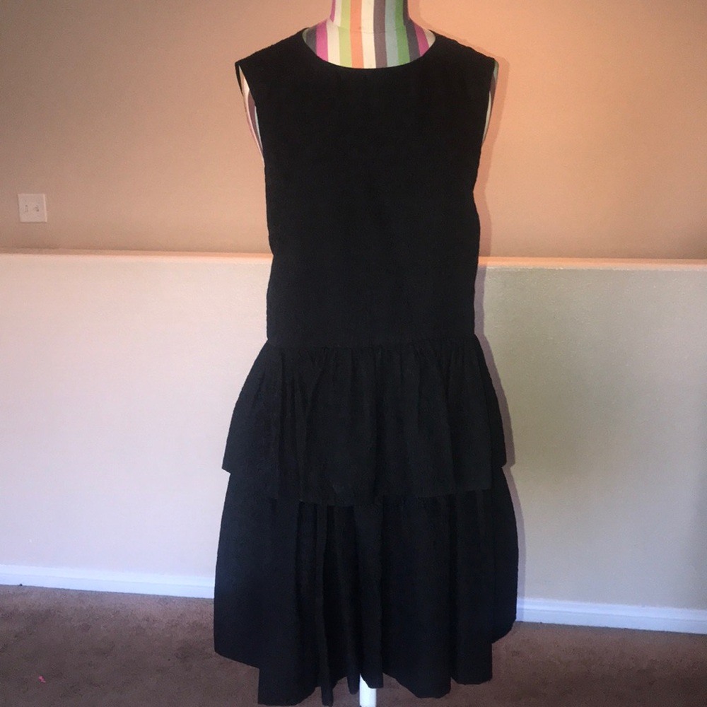 Kate Spade Madison Ave Karis ruffle cocktail dress